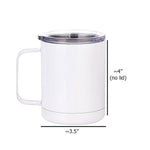 Load image into Gallery viewer, Pearl Coating™ 12oz Sublimation Stainless Steel Coffee Cup with Lid - Pack of 5
