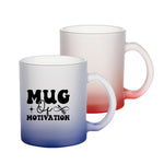 Load image into Gallery viewer, Pearl Coating™ 11oz Sublimation Frosted Gradient Glass Mug - Case of 36
