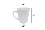 Load image into Gallery viewer, Pearl Coating™ 12oz Sublimation Latte White Mug - Case of 36
