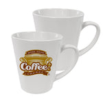 Load image into Gallery viewer, Pearl Coating™ 12oz Sublimation Latte White Mug - Case of 36
