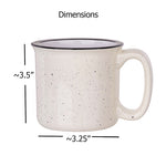 Load image into Gallery viewer, Pearl Coating™ 13oz Sublimation Beige Ceramic Enamel Mug - Case of 24
