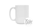 Load image into Gallery viewer, Pearl Coating™ 15oz Sublimation White Mug - Case of 36 or 6

