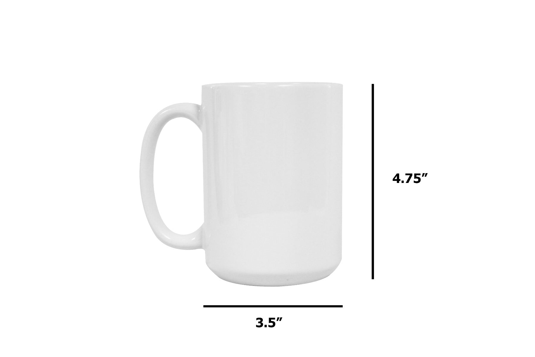 Bundled Item Pearl Coating™ 15oz Sublimation White Mug - Case of 24