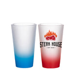 Load image into Gallery viewer, Pearl Coating™ 17oz Sublimation Frosted Gradient Glass Mug - Pack of 6
