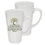 Load image into Gallery viewer, Pearl Coating™ 17oz Sublimation Latte White Mug - Case of 24

