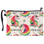 Load image into Gallery viewer, Pearl Coating™ Sublimation Linen Cosmetic Bag (6.5" x 9.4") - Pack of 10
