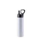 Load image into Gallery viewer, Pearl Coating™ 22oz Sublimation Stainless Steel Flask with Wide Mouth Straw Lid &amp; Rotating Handle - Pack of 5
