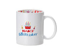 Load image into Gallery viewer, Pearl Coating™ 11oz Sublimation Ceramic Birthday Mug (Spanish) - Case of 36
