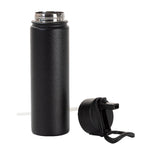 Load image into Gallery viewer, Engraving 22oz/650ml Powder Coated SS Flask w/ Wide Mouth Straw Lid &amp; Rotating Handle - Pack of 5
