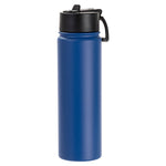 Load image into Gallery viewer, Engraving 22oz/650ml Powder Coated SS Flask w/ Wide Mouth Straw Lid &amp; Rotating Handle - Pack of 5
