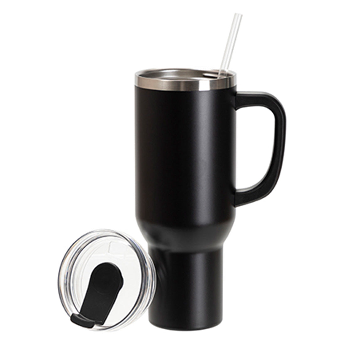 40oz/1200ml Engraving Stainless Steel Travel Tumbler w/ Straw - Pack of 5