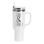 Load image into Gallery viewer, 40oz/1200ml Engraving Stainless Steel Travel Tumbler w/ Straw - Pack of 5
