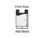 Load image into Gallery viewer, Pearl Coating™ Sublimation Black Silicone Card Holder - Pack of 20
