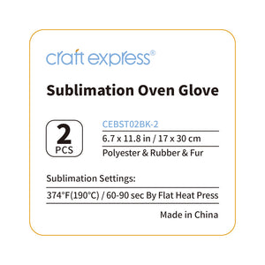 Craft Express 2 Pack Sublimation Oven Gloves