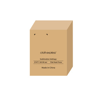 Craft Express 4 Pack Beige Sublimation Drawstring Gift Bags