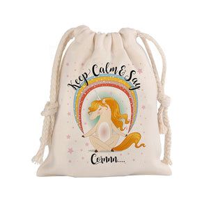 Craft Express 4 Pack Beige Sublimation Drawstring Gift Bags