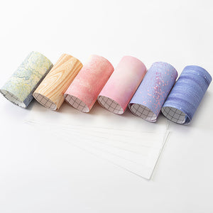 6 Pack of Assorted Sublimation Transfer Sheets I – 4.5 x 12 Inch Sheets