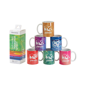 6 Pack of Assorted Sublimation Transfer Sheets I – 4.5 x 12 Inch Sheets