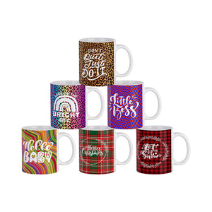 6 Pack of Assorted Sublimation Transfer Sheets II - 4.5 x 12 Inch Sheets