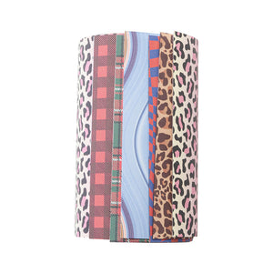 6 Pack of Assorted Sublimation Transfer Sheets II - 4.5 x 12 Inch Sheets