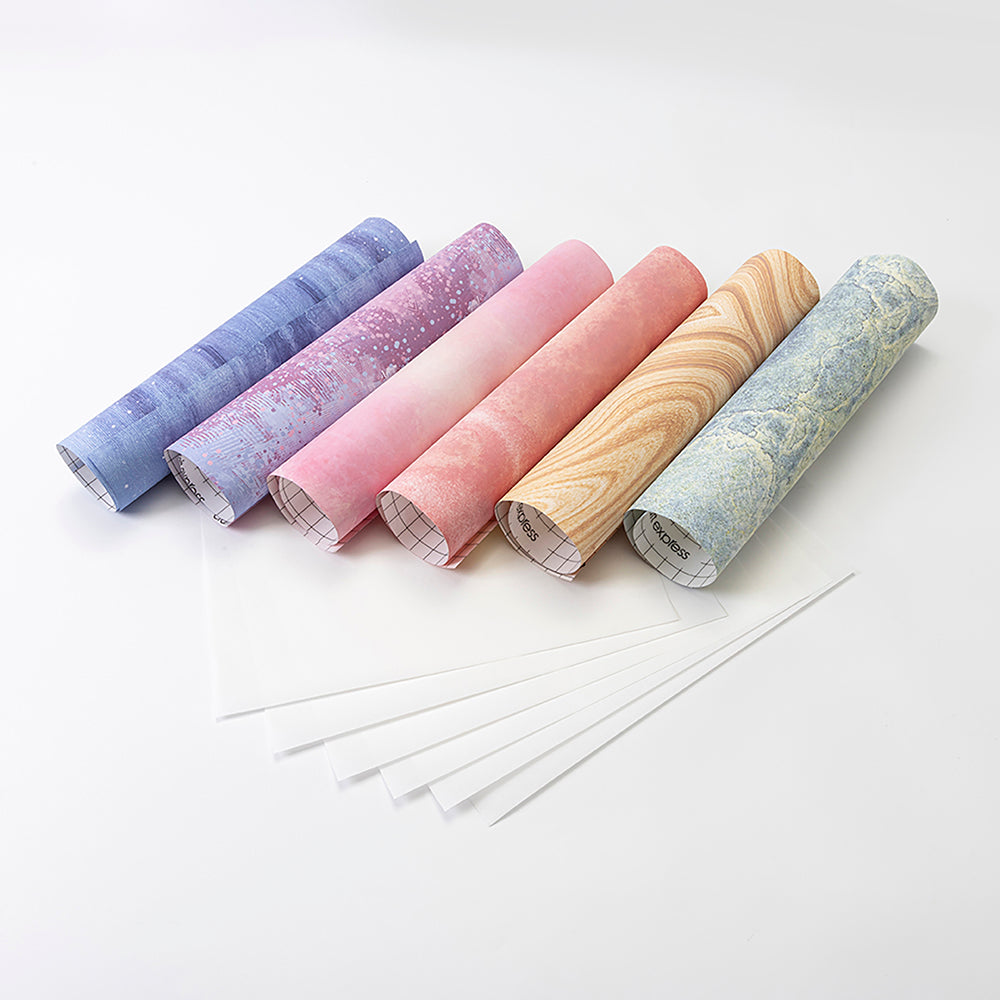6 Pack of Assorted Sublimation Transfer Sheets I - 12 ×12 Inch Sheets
