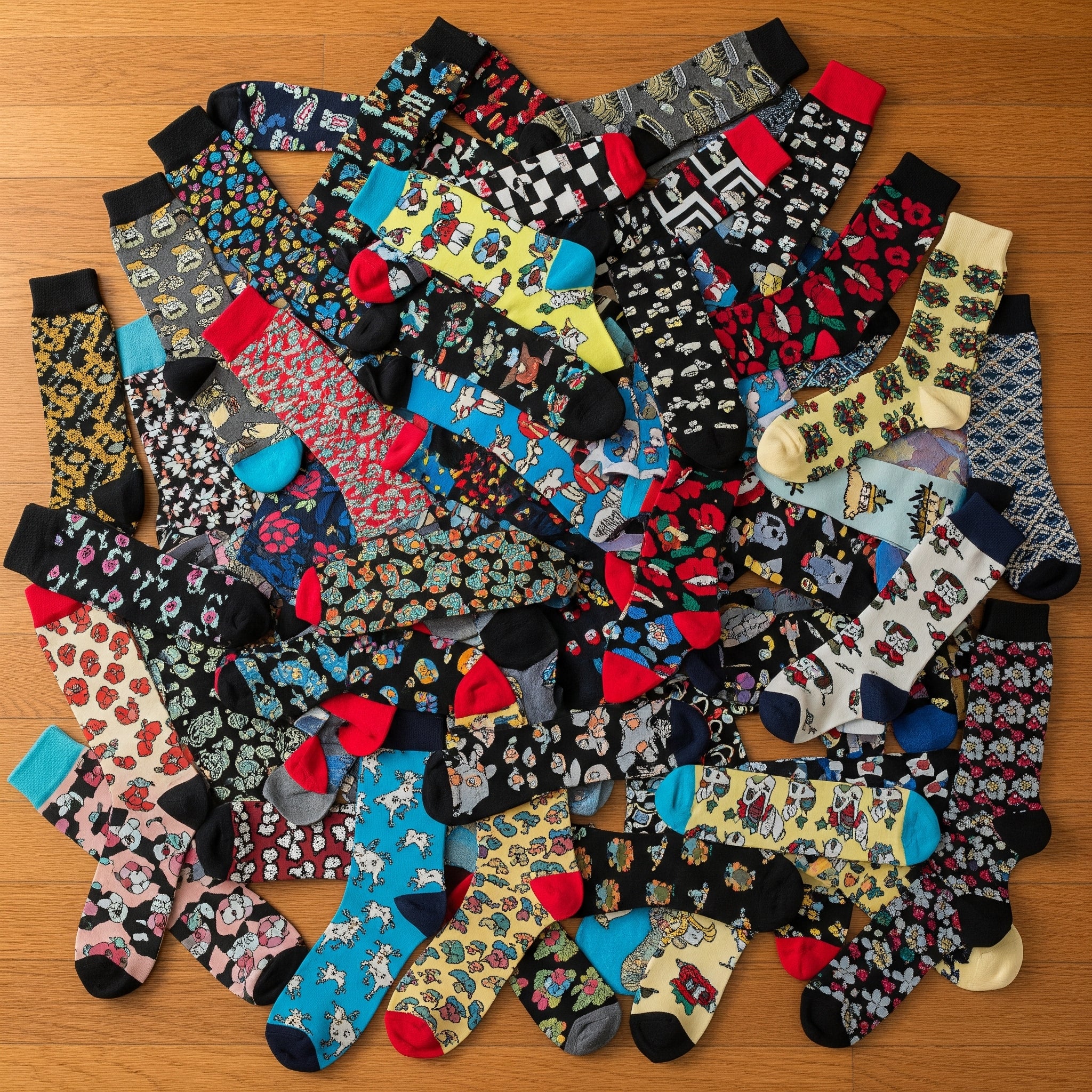 Customizable All-Over Print Long Socks