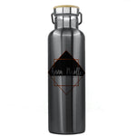 Load image into Gallery viewer, Pearl Coating™ Sublimation Water Bottle with Bamboo Lid - Pack of 5
