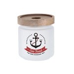 Load image into Gallery viewer, Pearl Coating™ Sublimation Glass Storage Jar with Acacia Wood Lid - Pack of 6
