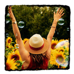 Load image into Gallery viewer, Pearl Coating™ Sublimation Slate Mug Coaster - Pack of 10
