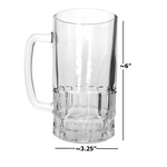 Load image into Gallery viewer, Pearl Coating™ Sublimation 18oz Clear Beer Stein - Pack of 6

